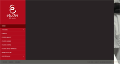 Desktop Screenshot of etudes.com.br